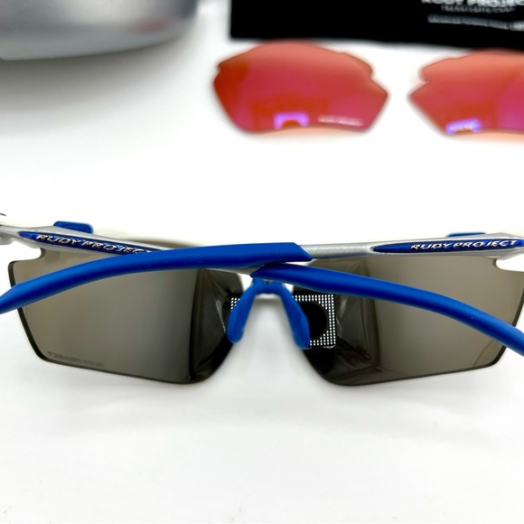 Rudy Project Magster Racing Sunglasses SN66-69R with Case & Extra Lenses MINT! - Picture 8 of 16